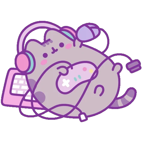 pusheen w/ stormy and pip