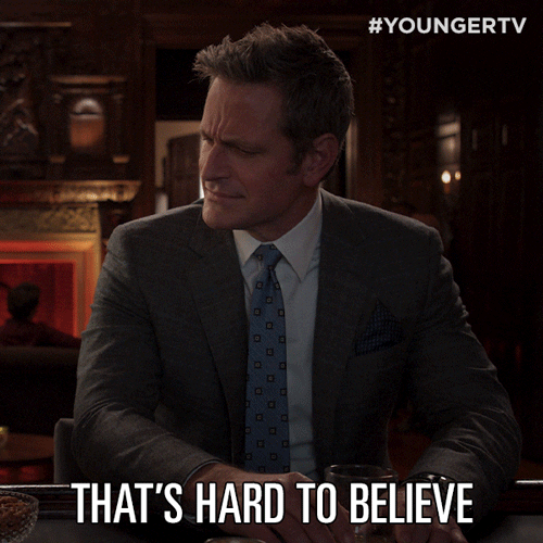I Dont Believe You Tv Land GIF by YoungerTV