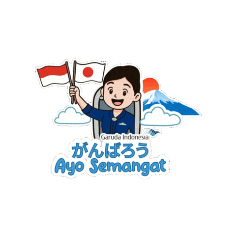Garudajapan Sticker by GarudaIndonesia