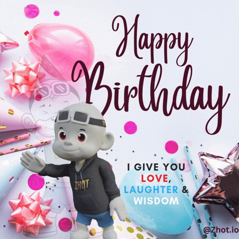 Happy Birthday GIF by Zhot