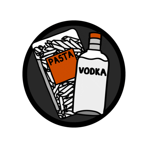 Vodka Pasta Sticker