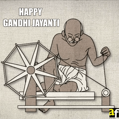 Mahatma Gandhi India GIF by Afternoon films