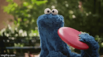 hungry cookie monster GIF