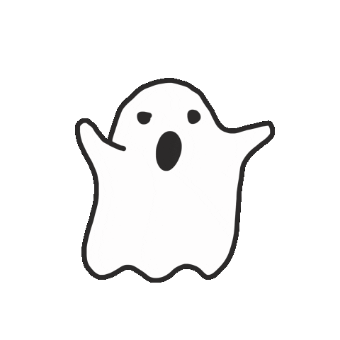 Ghost Monster Sticker by BayaBaya._.club