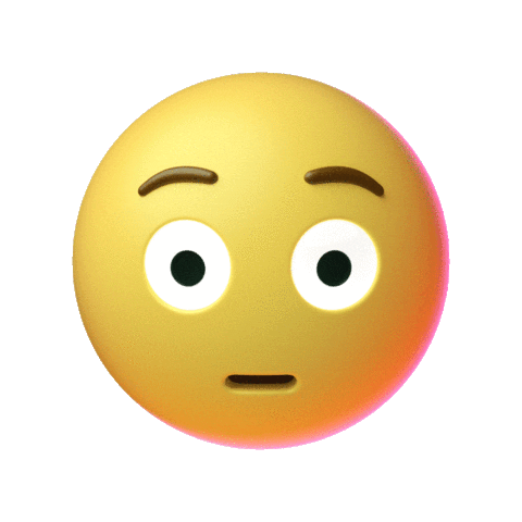 Wide Eyed Oops Sticker by Emoji