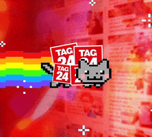 TAG24video cute meme logo rainbow GIF