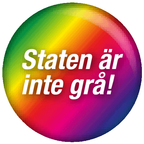 Pride Staten Sticker by Fackförbundet ST