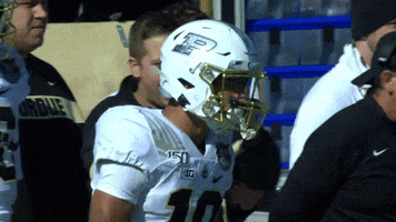 Excited Football GIF by Purdue Sports