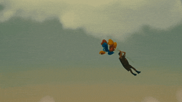 Sky Flying GIF by Curtis Waters