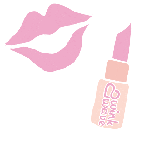 Wink and Wave Sticker