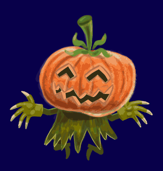 HannahtheSpanner halloween horror pumpkin hannah the spanner GIF