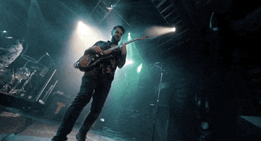 ithemighty rock show guitar lights GIF