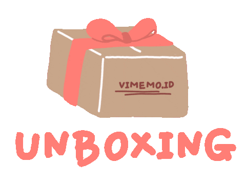 Unboxing Vimemo Sticker by Dian Majid for iOS & Android | GIPHY
