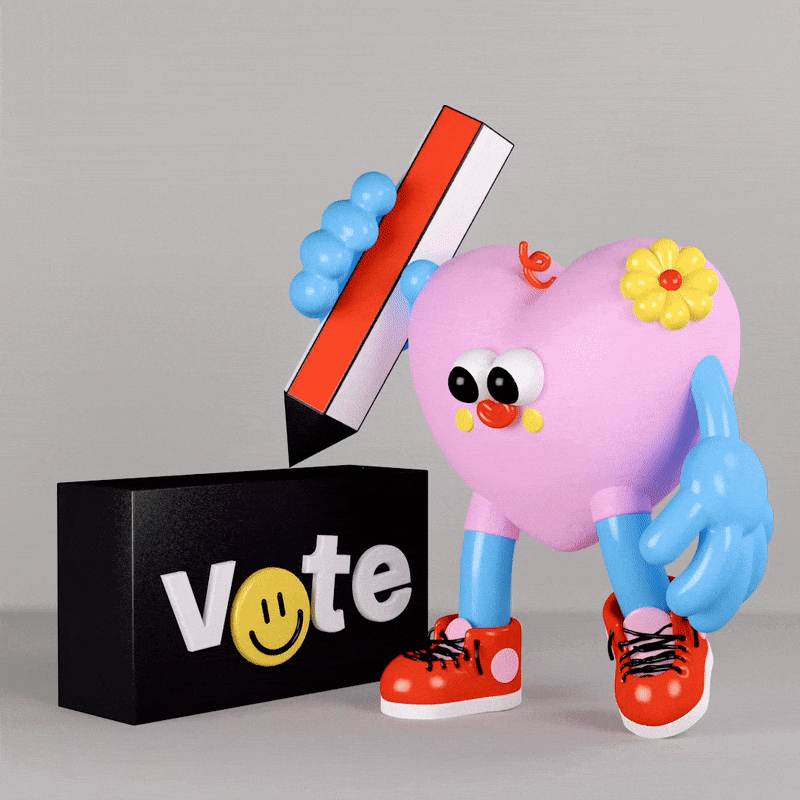 Voting Election 2020 GIF by Jelly London
