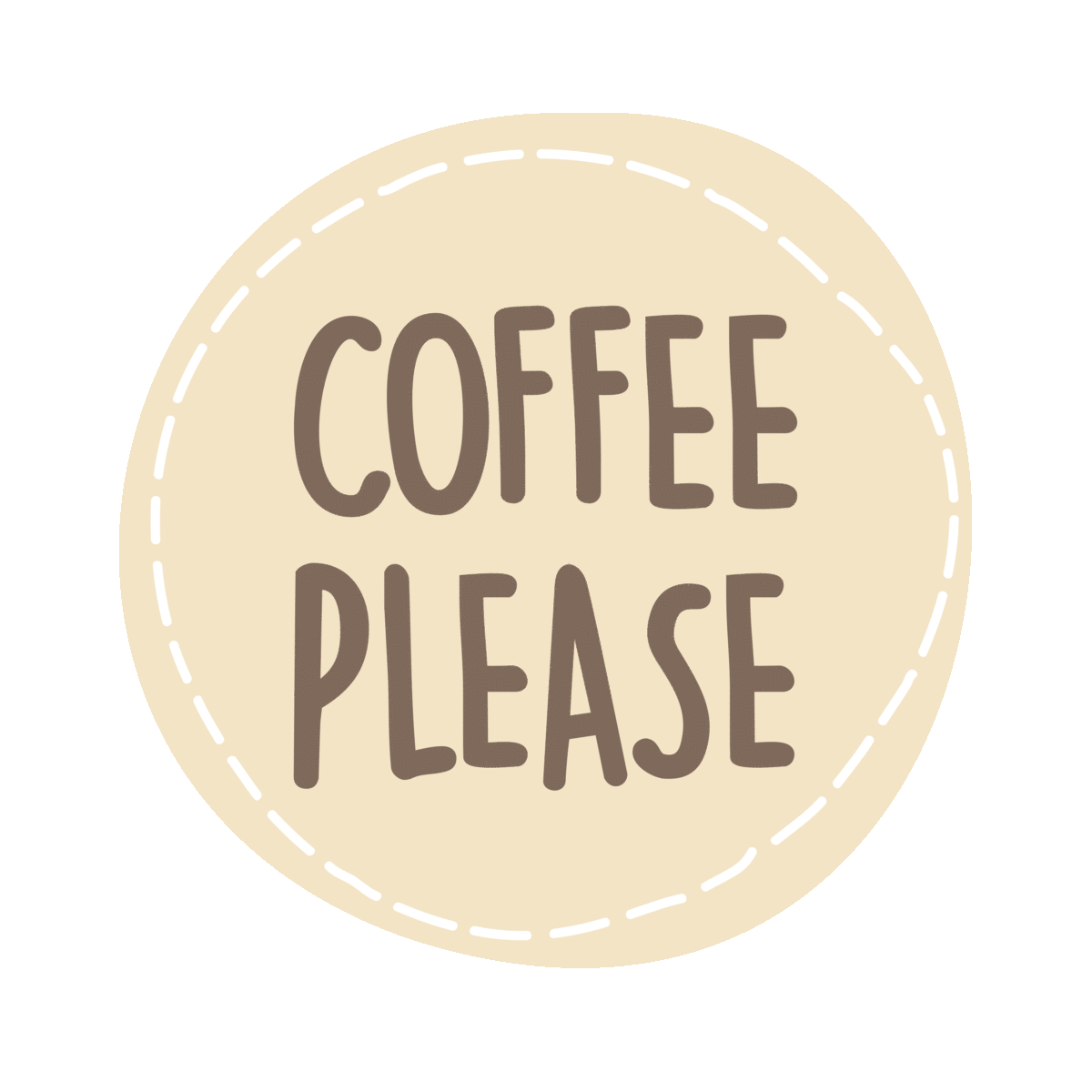 Coffee Please Sticker for iOS & Android | GIPHY