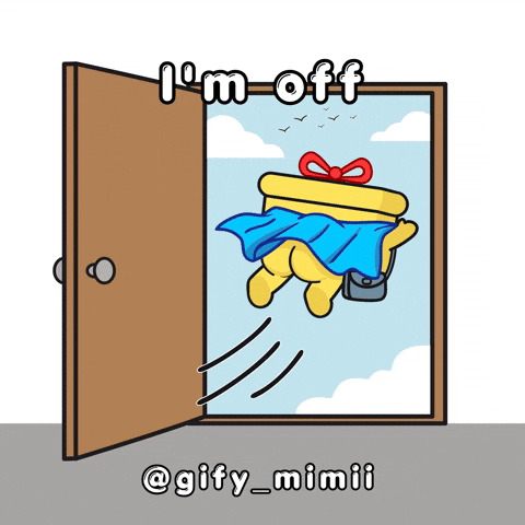 バイバイ 퇴근 GIF