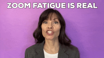 Zoom Fatigue GIF by Your Happy Workplace