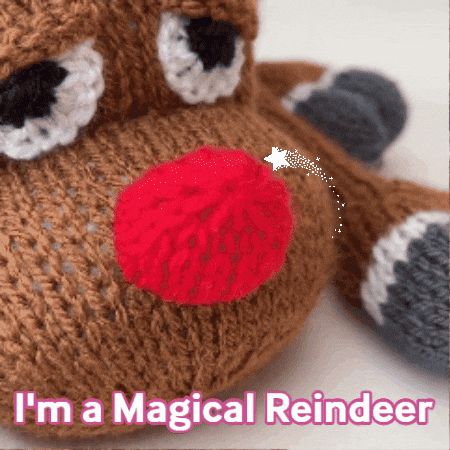 Merry Christmas Reindeer GIF by TeaCosyFolk