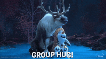 Group Hug Movie GIF by Disney+