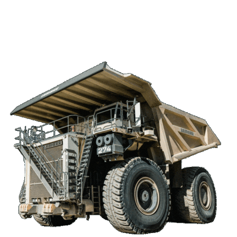 Mining Sticker by Liebherr