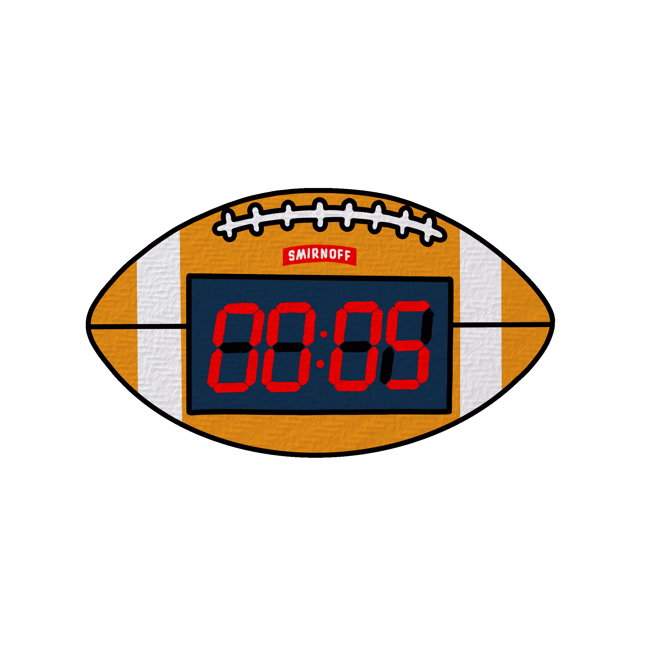 Football Touchdown Sticker by Smirnoff US for iOS & Android GIPHY