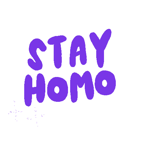 Stay Home Gay Pride Sticker by SHOPPASSIONFRUIT