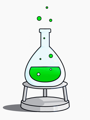chemical reaction animation