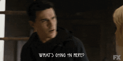 Confused American Horror Story GIF by AHS