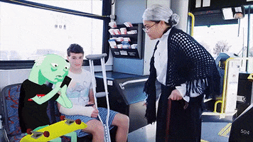 Bus Etiquette GIF by SamTrans