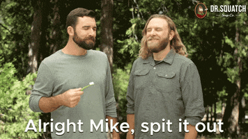 Michael Seriously GIF by DrSquatchSoapCo