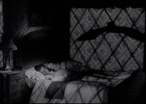  black and white horror vintage creepy scary GIF