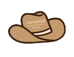 Hat Cowboy Sticker by Corcoran Reverie