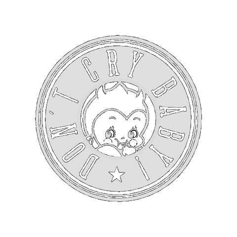 Dont Cry Baby Sticker