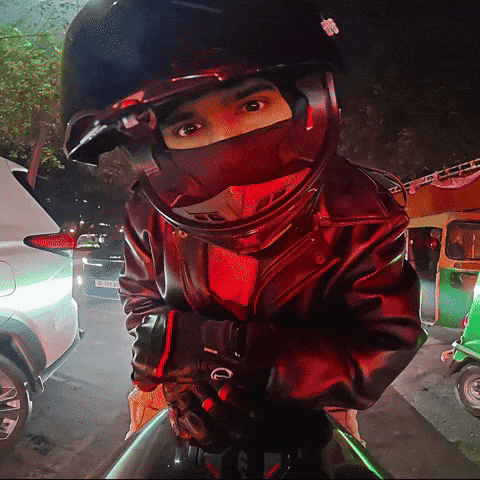 Wink Biker GIF
