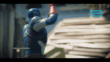 Fortnite Captain America GIF by aboywithabag