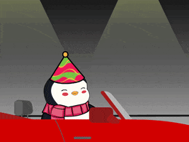 Im So Excited Happy New Year GIF by Pudgy Penguins