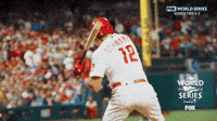 Kyle Schwarber Waves GIF by MLB - Find & Share on GIPHY
