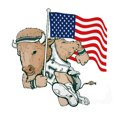 American Flag Sticker by Buffalo Trace Bourbon