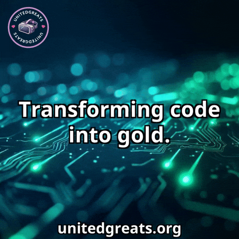 Gold Transforming GIF by UnitedGreats