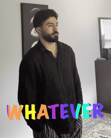 Whatever Meh GIF