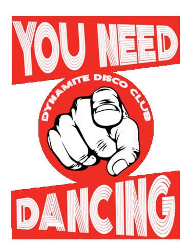 Dynamite Disco Club Sticker