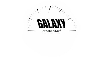 Galaxy Duvar Saati Sticker