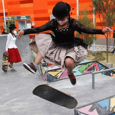 Skateboard Latina GIF by Gifes Con Ensalada