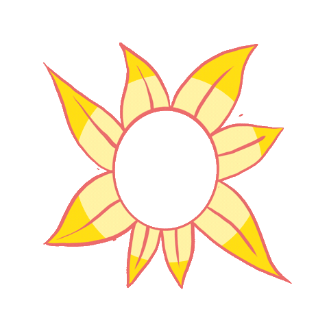 Flower Sun Sticker