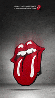 The Rolling Stones Paris GIF by LEGO