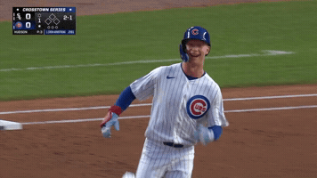 Chicago Cubs Smile GIF by MLB