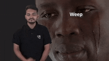Weep Sign Language GIF by ISL Connect