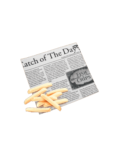 Fish And Chips New Post Sticker by Refresco Group