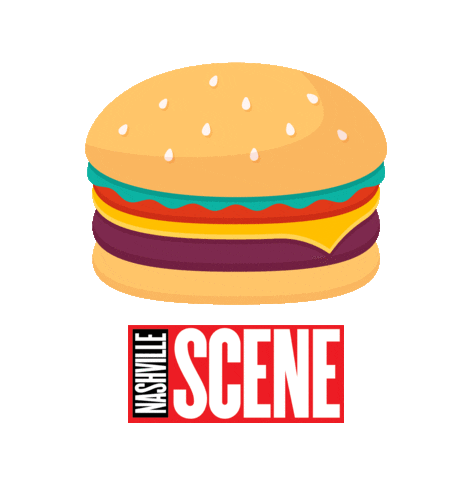 Burger Cheeseburger Sticker by NashvilleScene