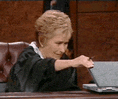 Disgusted Judge Judy GIF